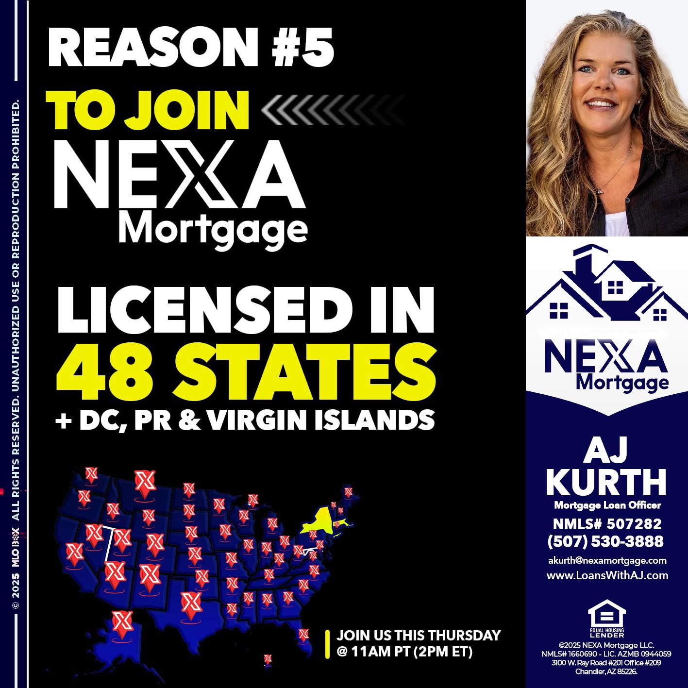 REASON 5 - Amy J Kurth -Loan Officer