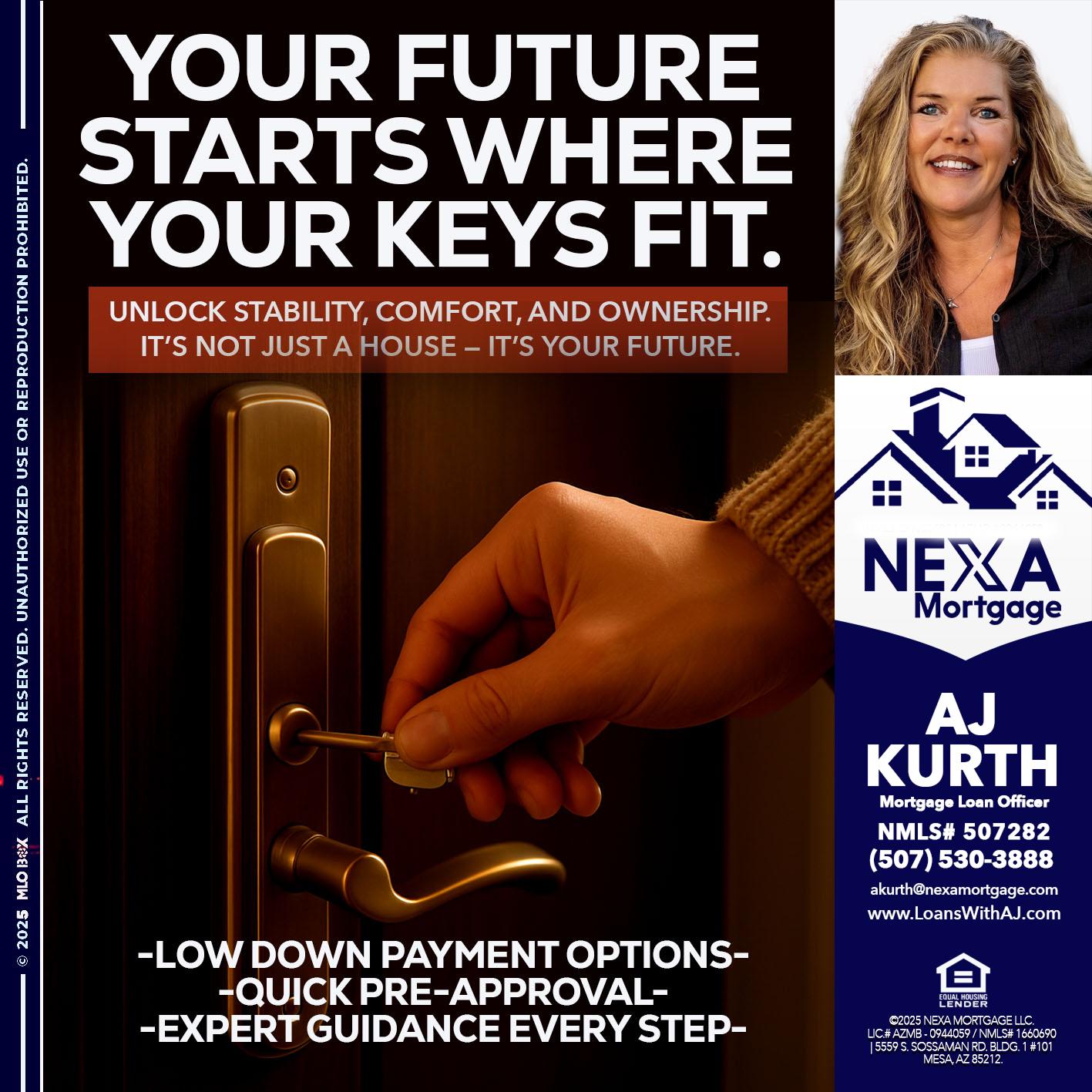 YOUR FUTURE - Amy J Kurth -Loan Officer