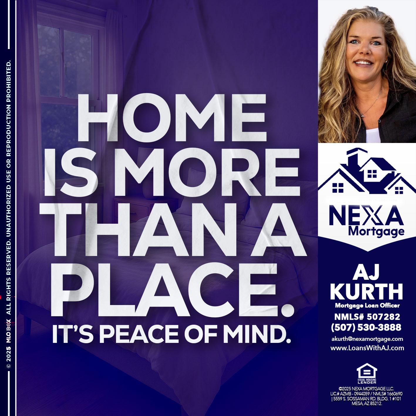 HOME IS MORE - Amy J Kurth -Loan Officer