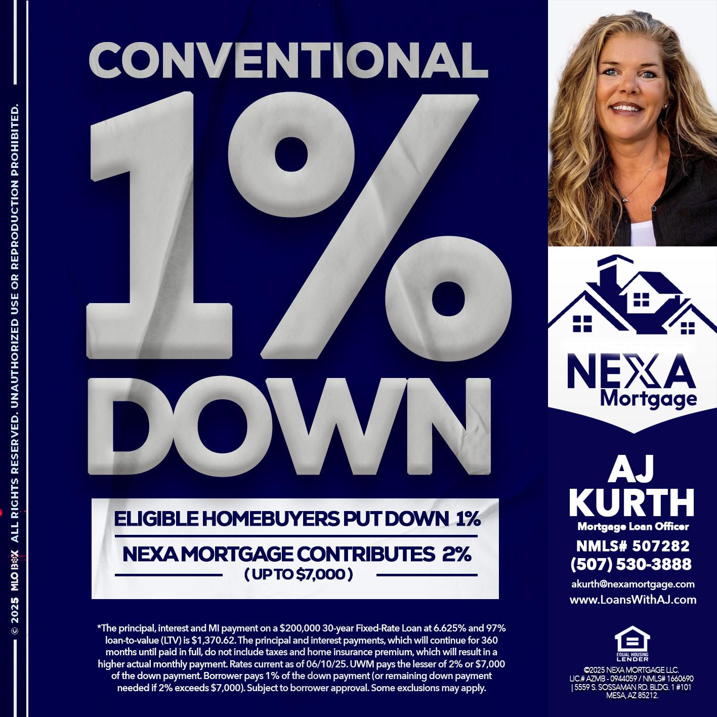 CONVENTIONAL - Amy J Kurth -Loan Officer