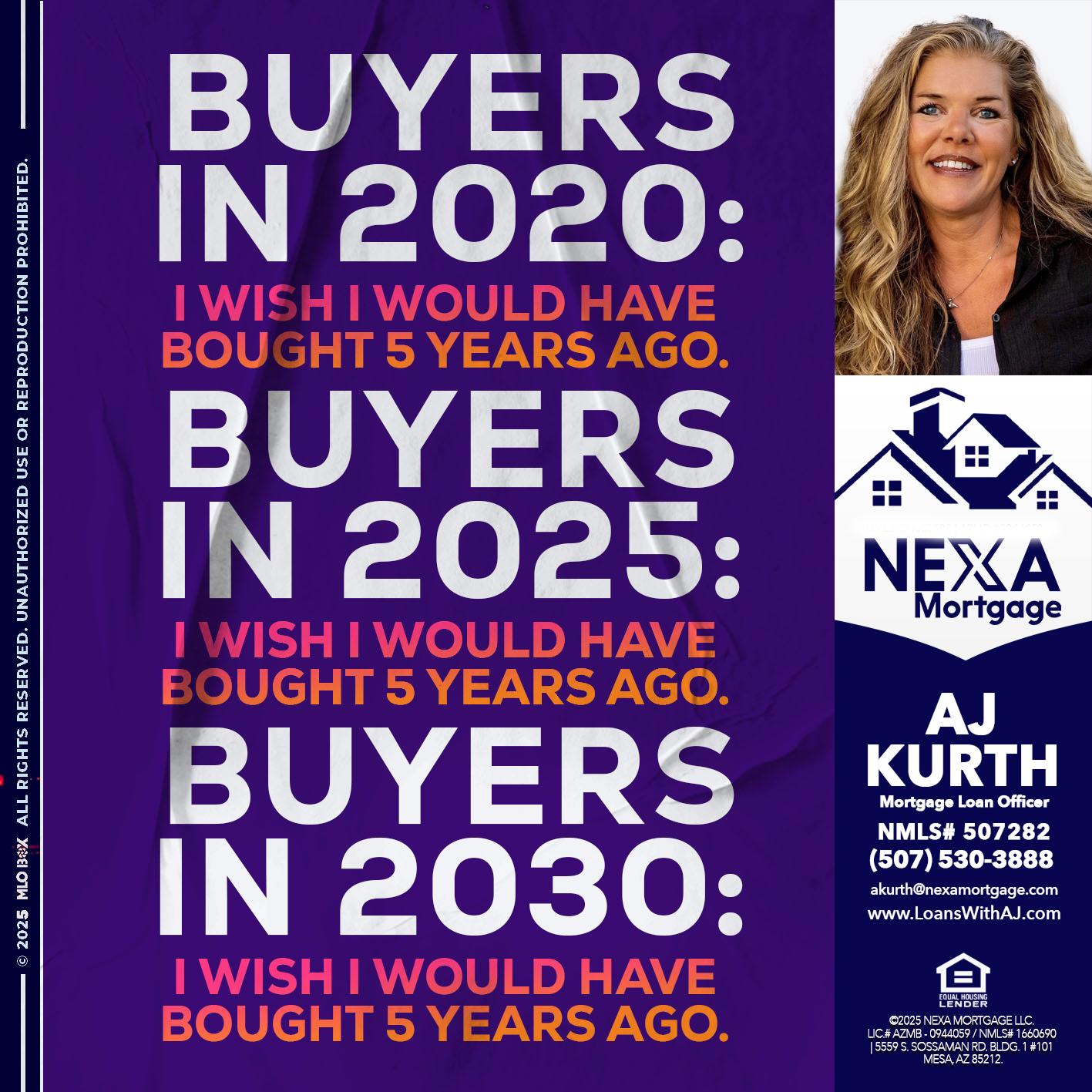 BUYERS IN 2020 - Amy J Kurth -Loan Officer
