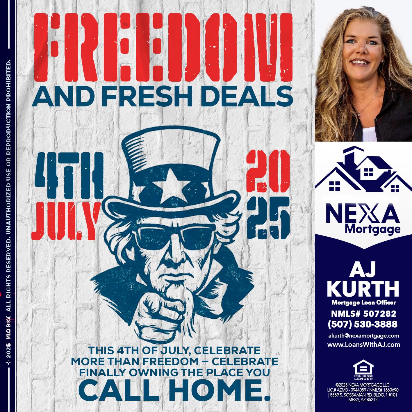 FREEDOM - Amy J Kurth -Loan Officer