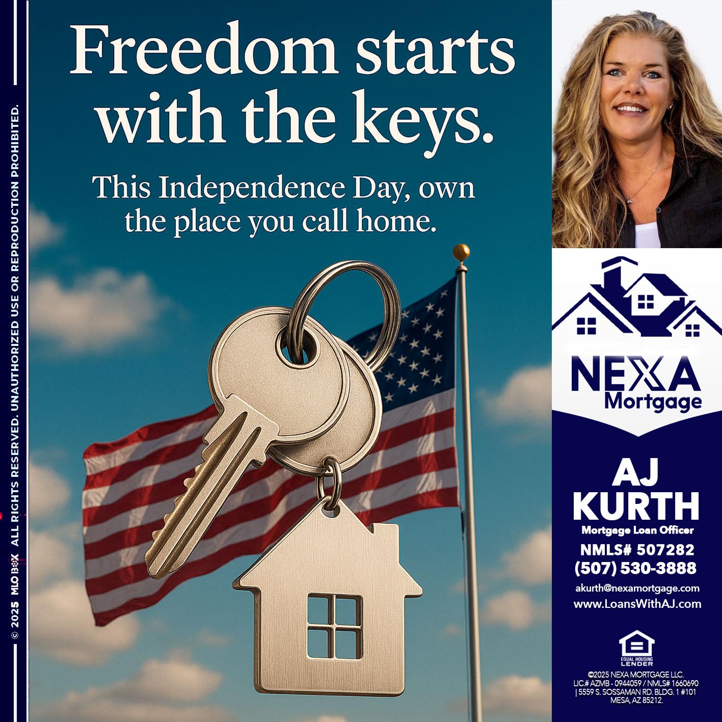 FREEDOM STARTS - Amy J Kurth -Loan Officer