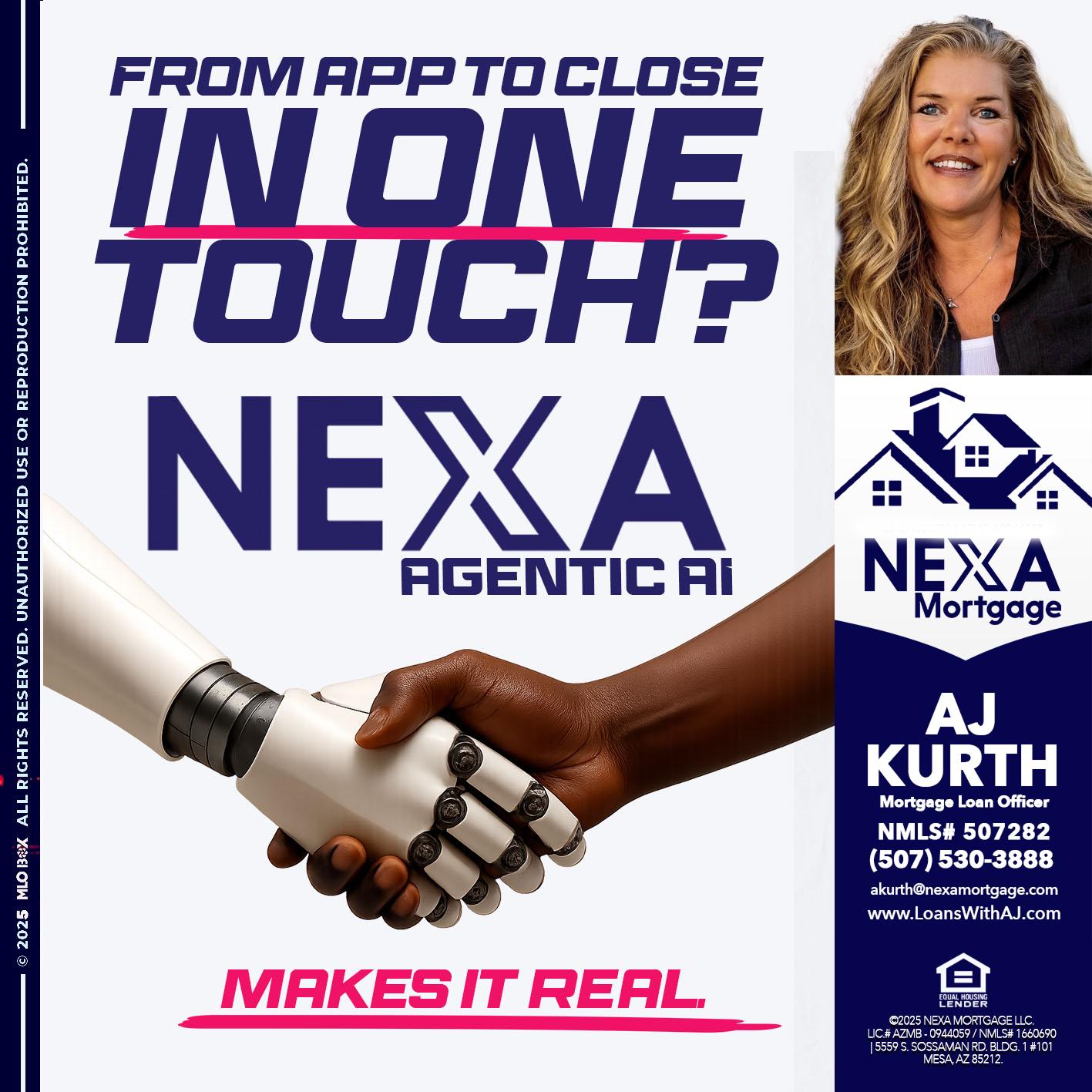 IN ONE TOUCH - Amy J Kurth -Loan Officer