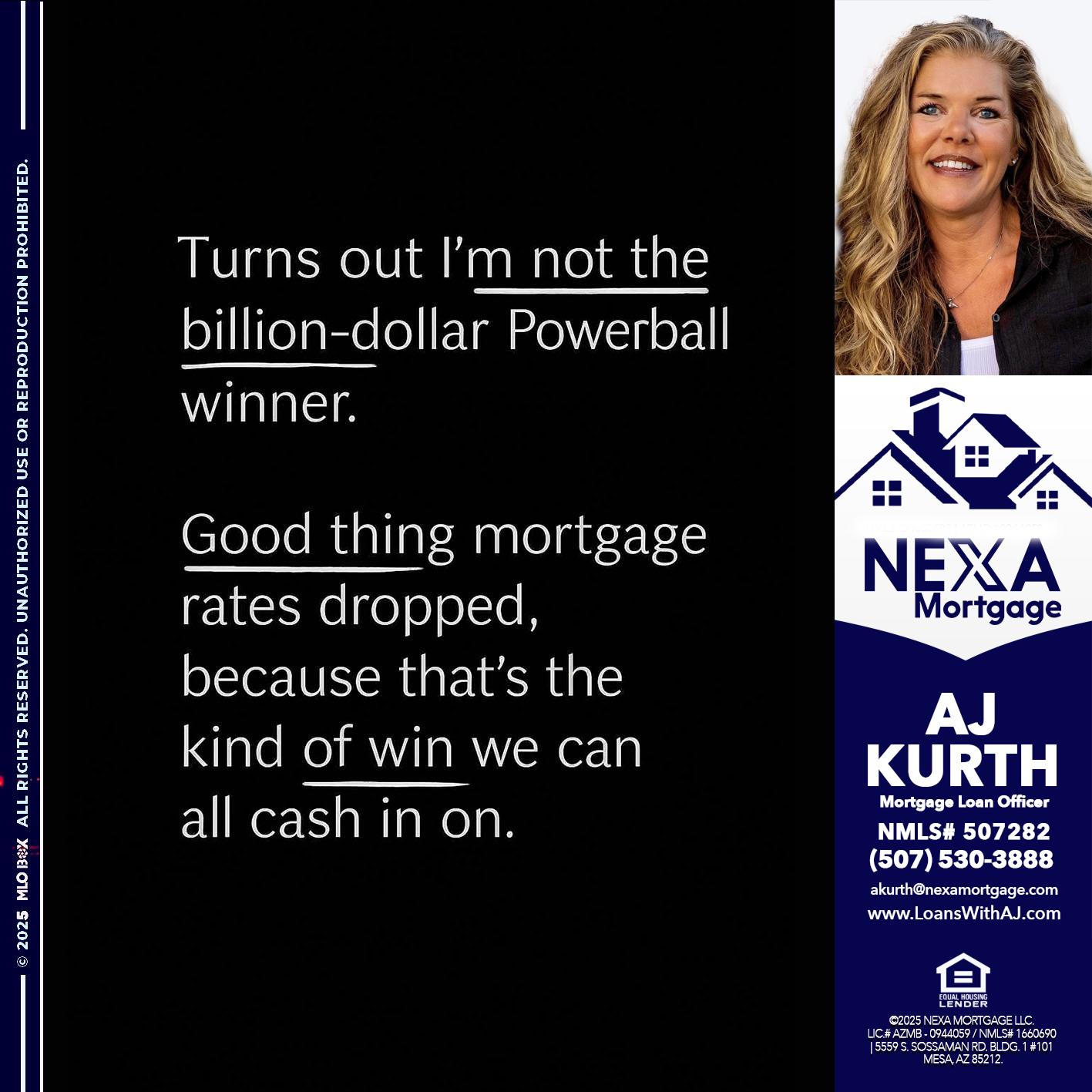 TURNS OUT - Amy J Kurth -Loan Officer