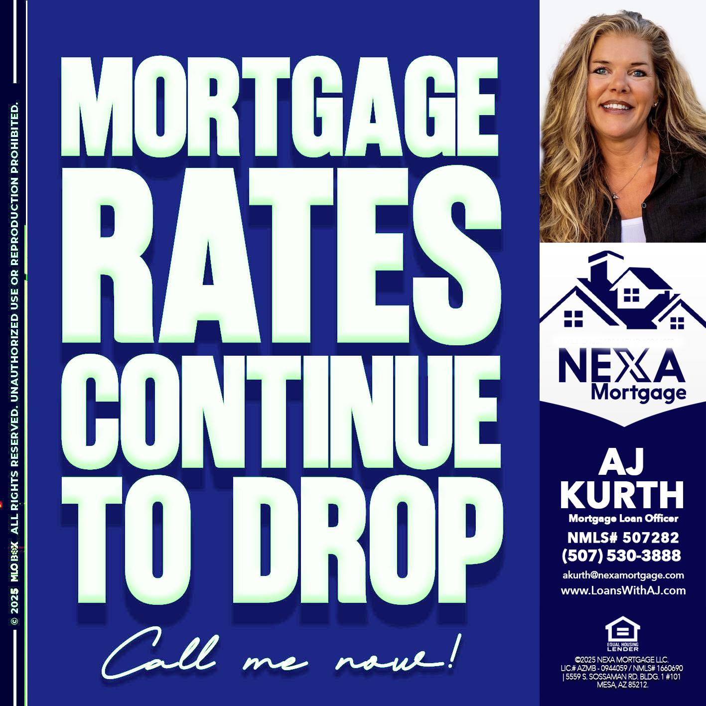 MORTGAGE RATES - Amy J Kurth -Loan Officer