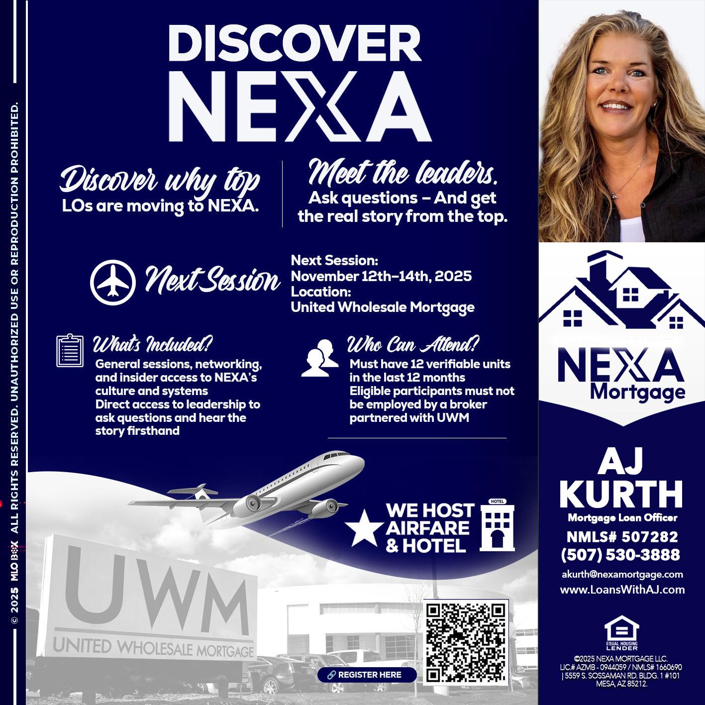 DISCOVER NEXA - Amy J Kurth -Loan Officer