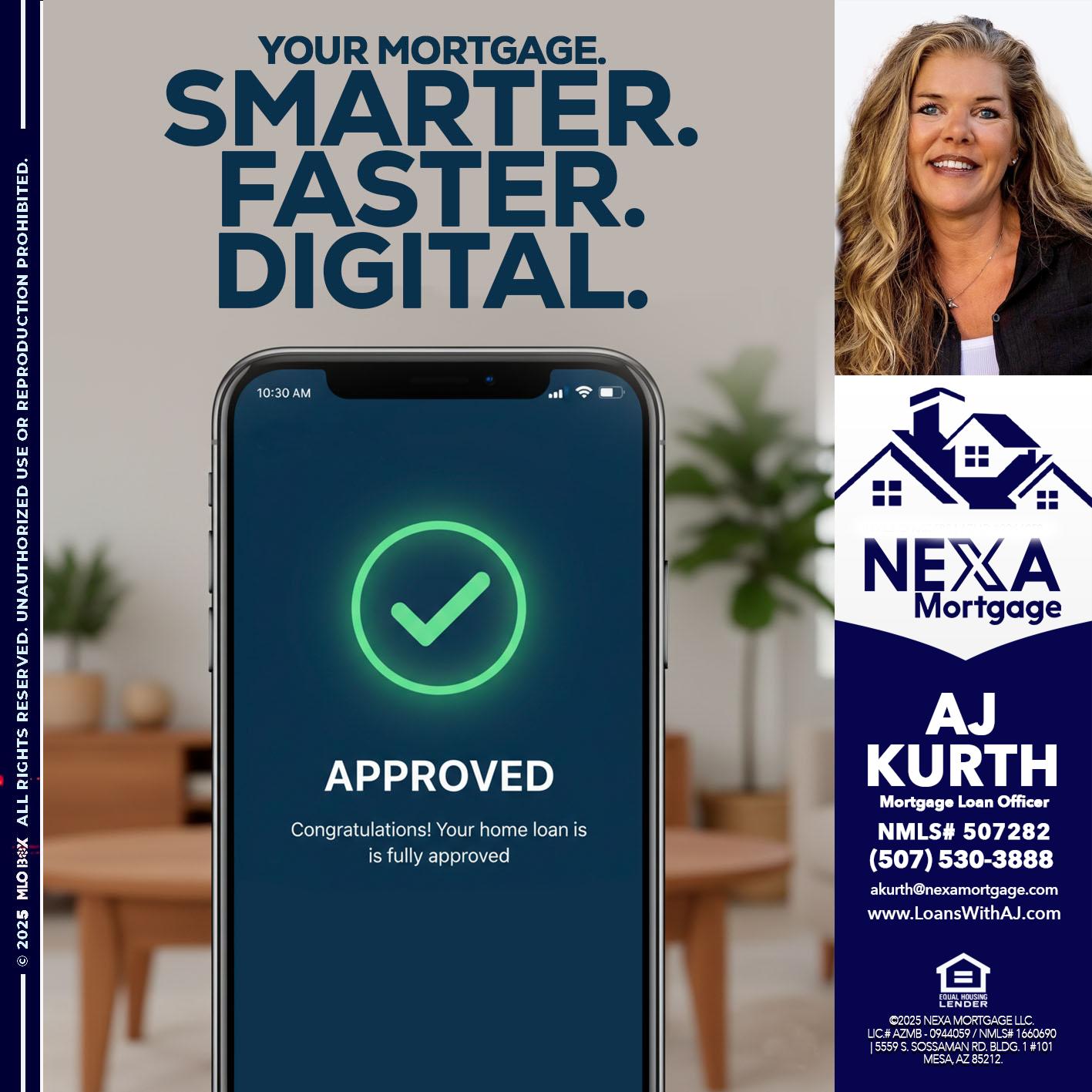 smarter faster digital - Amy J Kurth -Loan Officer