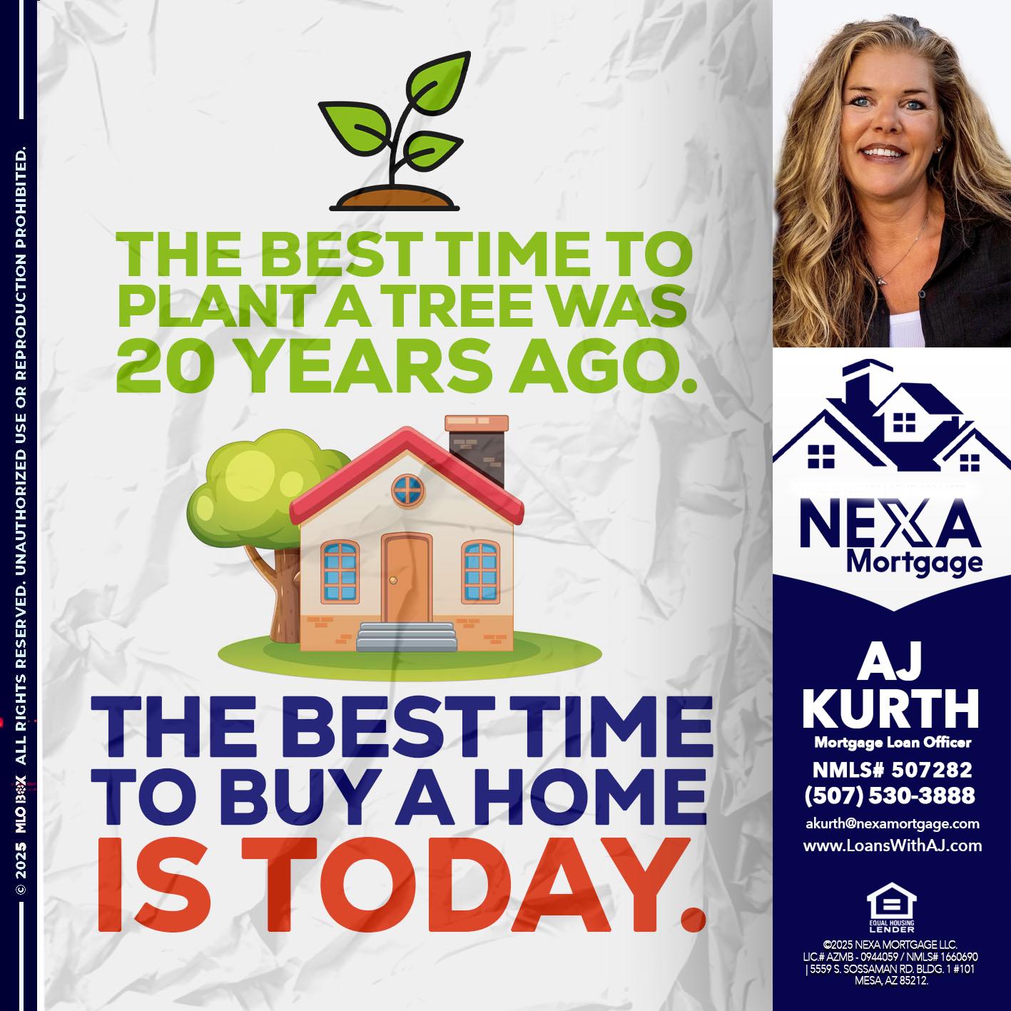 BEST TIME TO - Amy J Kurth -Loan Officer