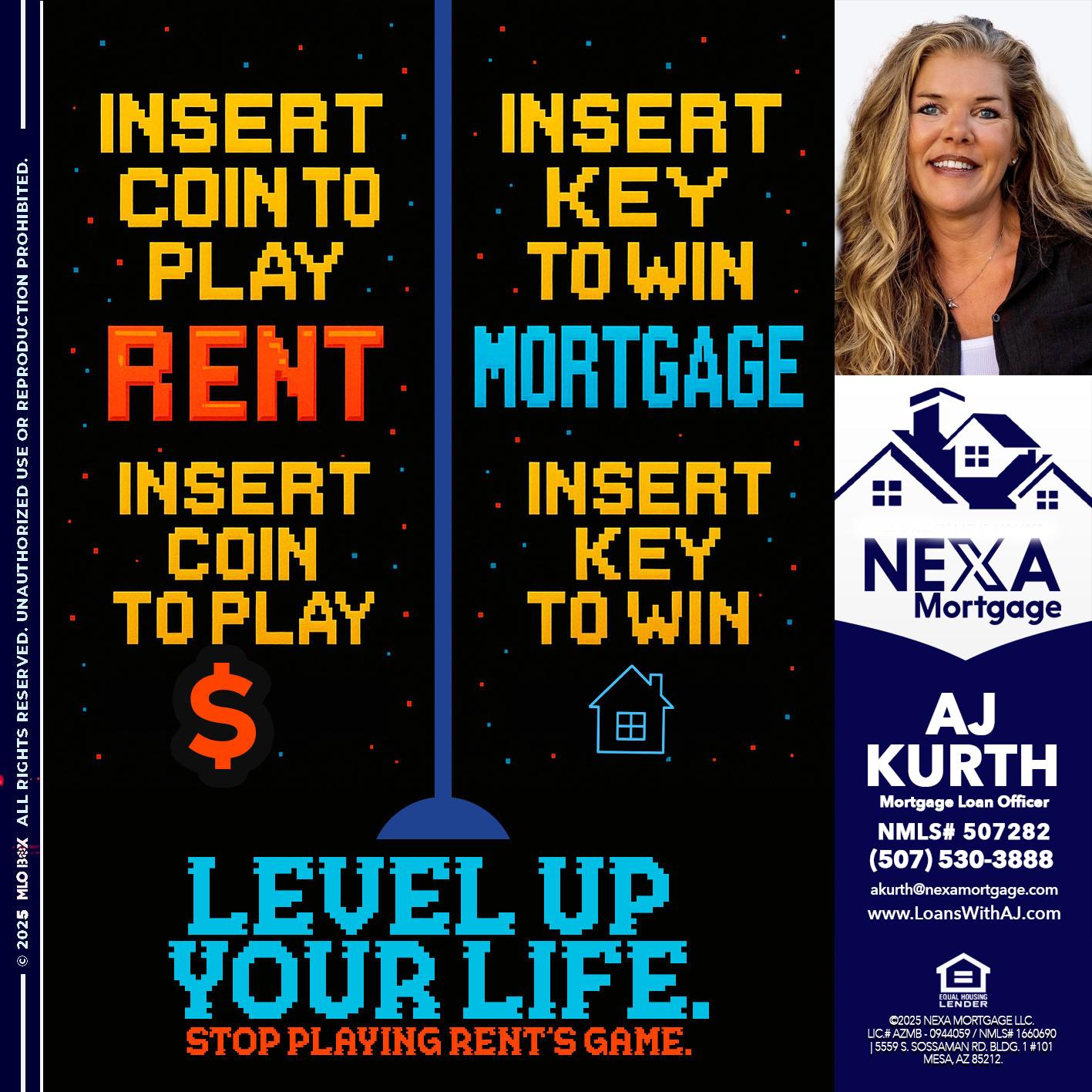 INSERT COIN - Amy J Kurth -Loan Officer