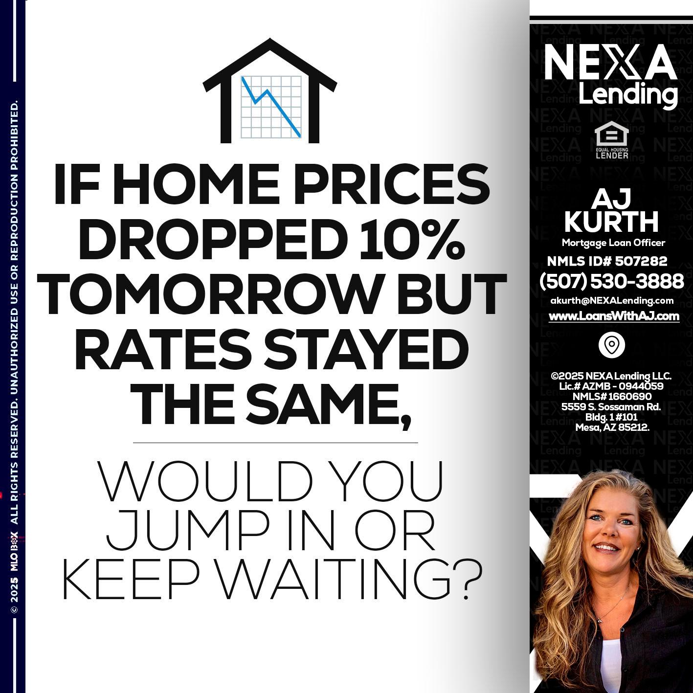 IF HOME PRICES - Amy J Kurth -Loan Officer