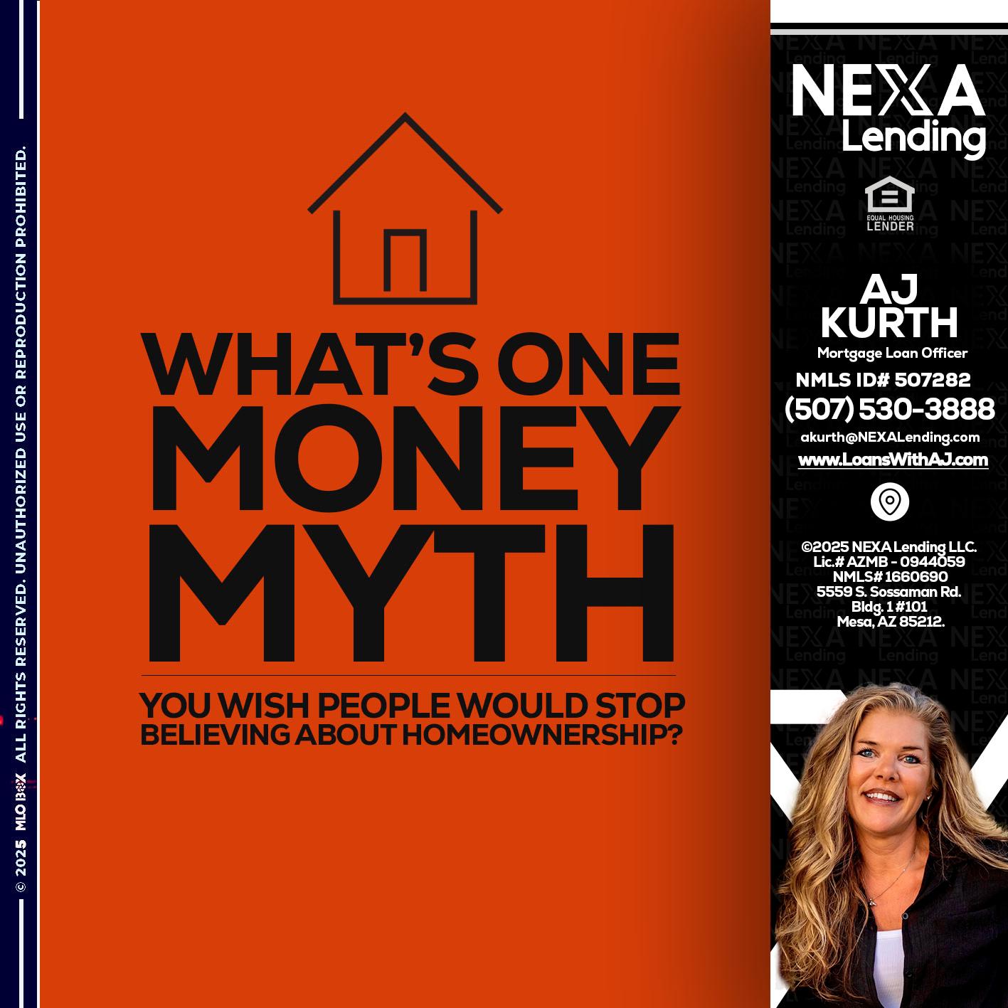 WHATS ONE - Amy J Kurth -Loan Officer