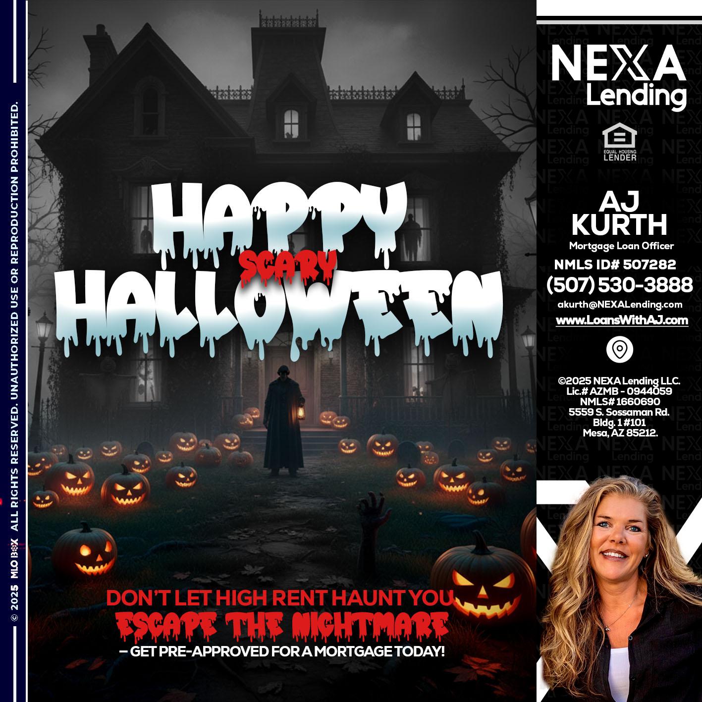 HAPPY HALLOWEEN - Amy J Kurth -Loan Officer