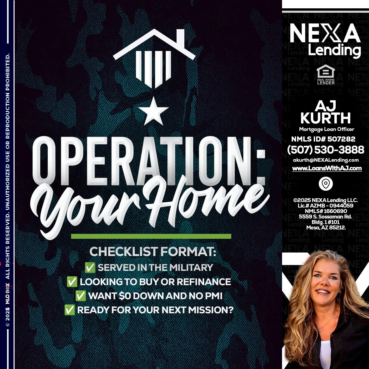 OPERATION YOUR HOME - Amy J Kurth -Loan Officer