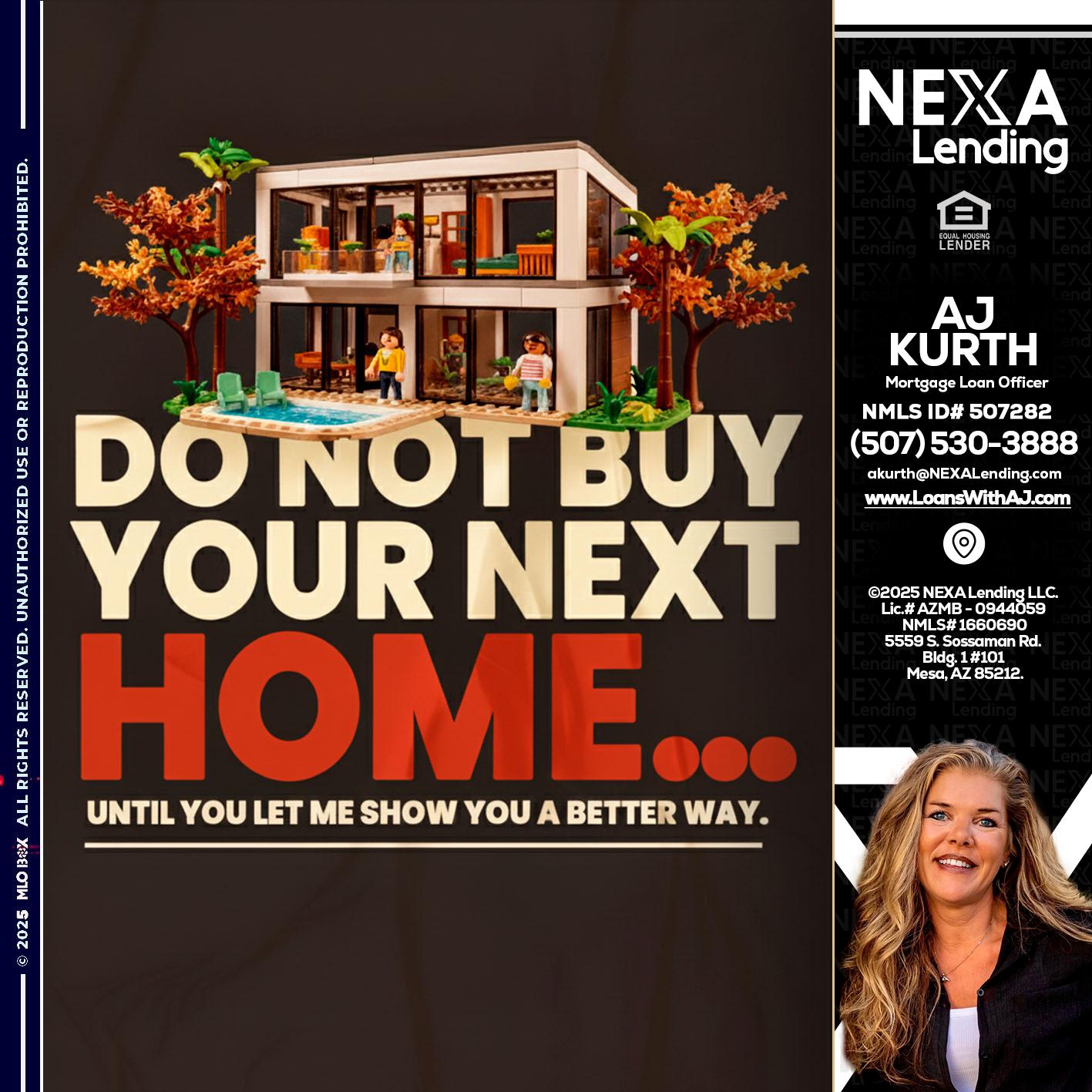 DO NOT BUY - Amy J Kurth -Loan Officer