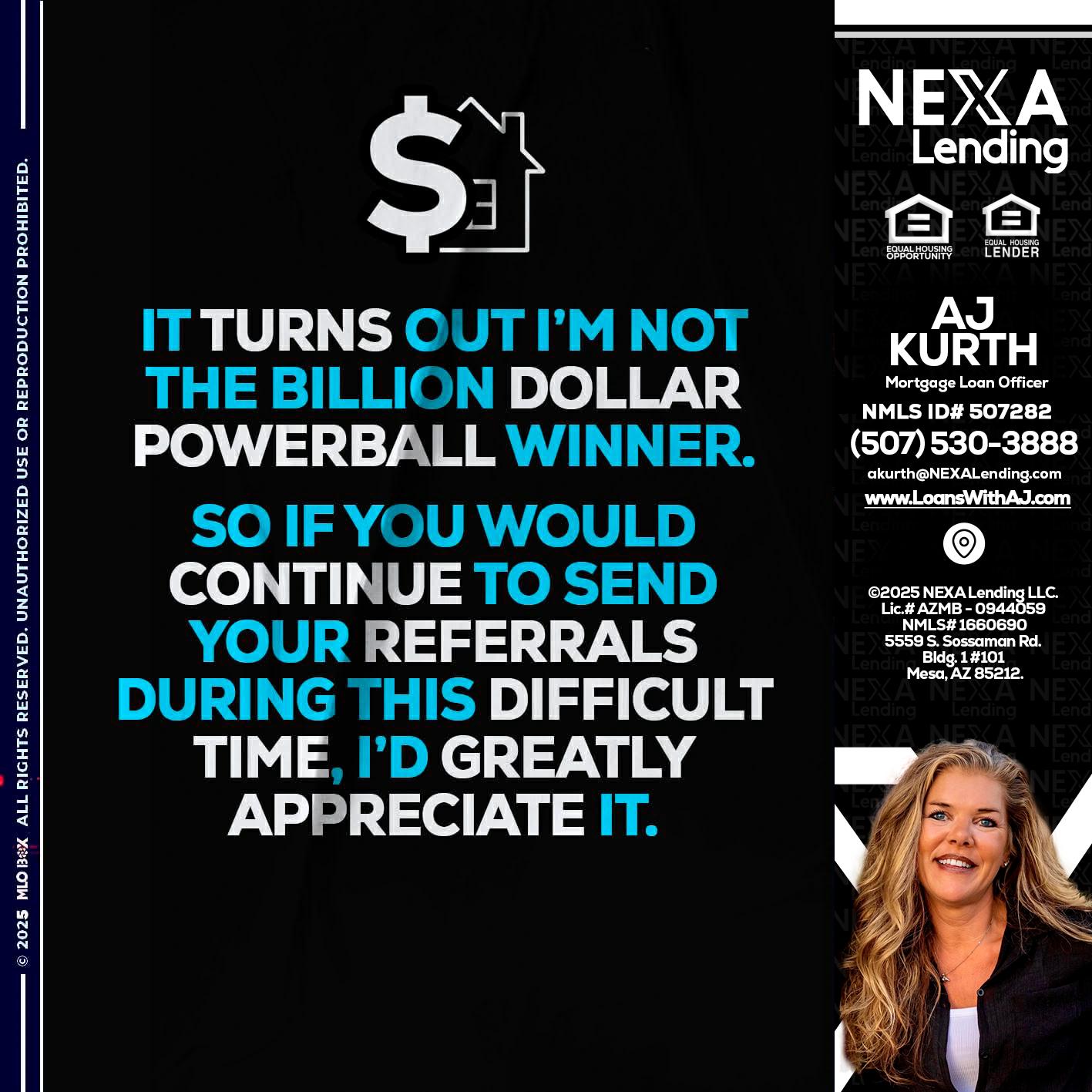 IT TURNS - Amy J Kurth -Loan Officer