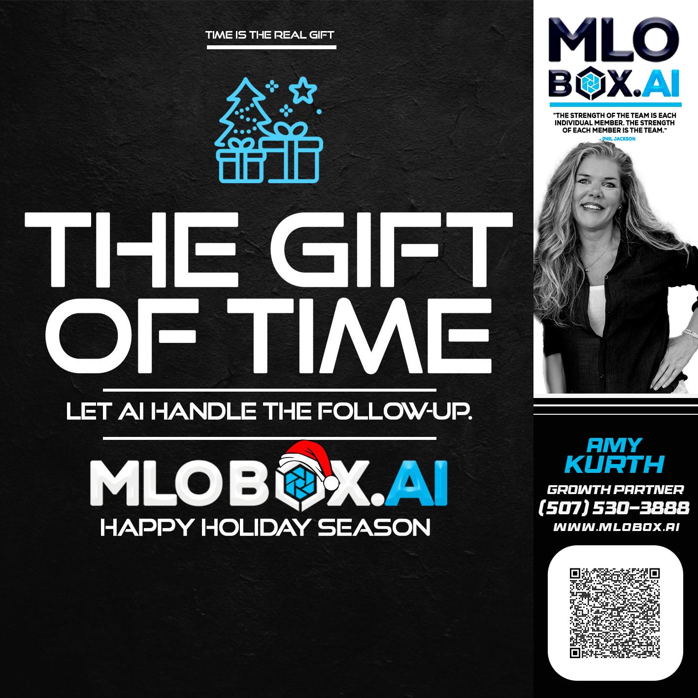 THE GIFT OF TIME - Amy J Kurth -Loan Officer