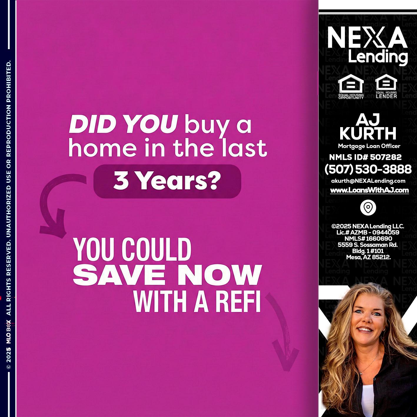 did you - Amy J Kurth -Loan Officer