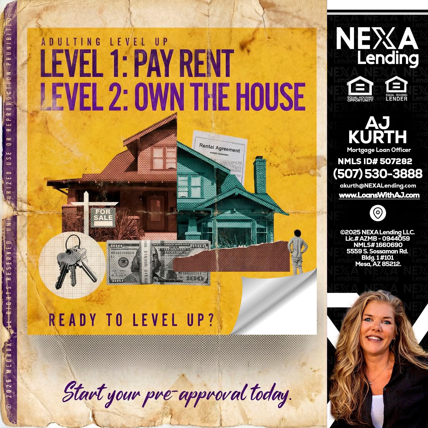 LEVEL 1 - Amy J Kurth -Loan Officer