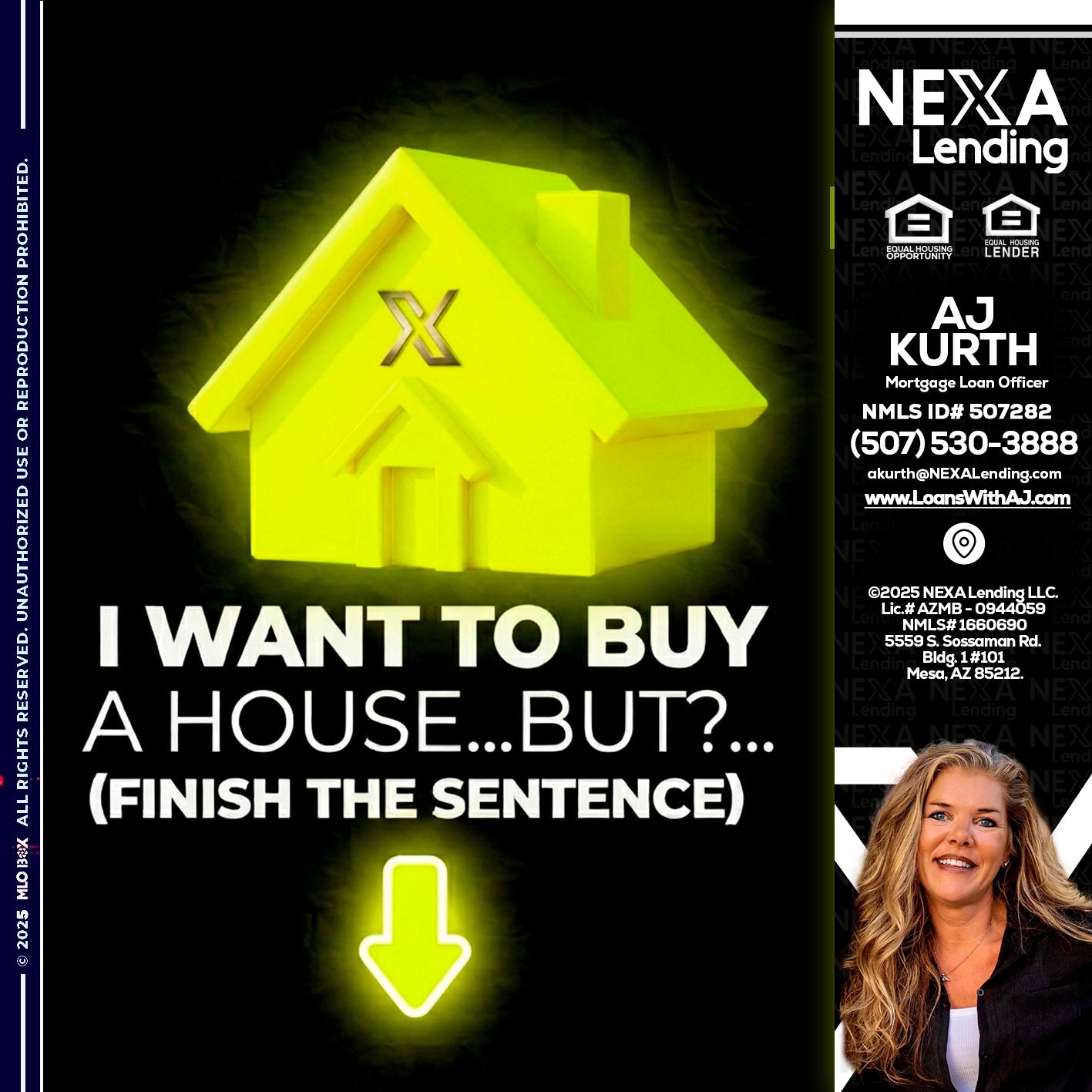 i want to buy - Amy J Kurth -Loan Officer