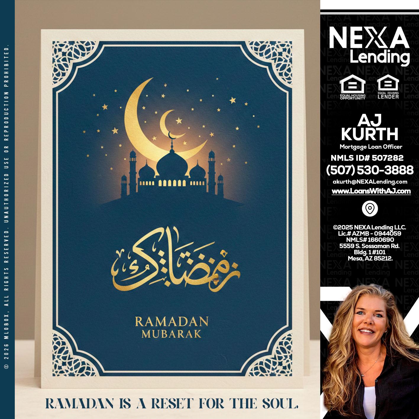 HAPPY RAMADAN - Amy J Kurth -Loan Officer