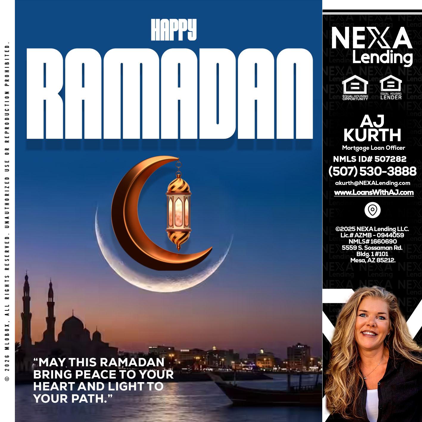 RAMADAN - Amy J Kurth -Loan Officer