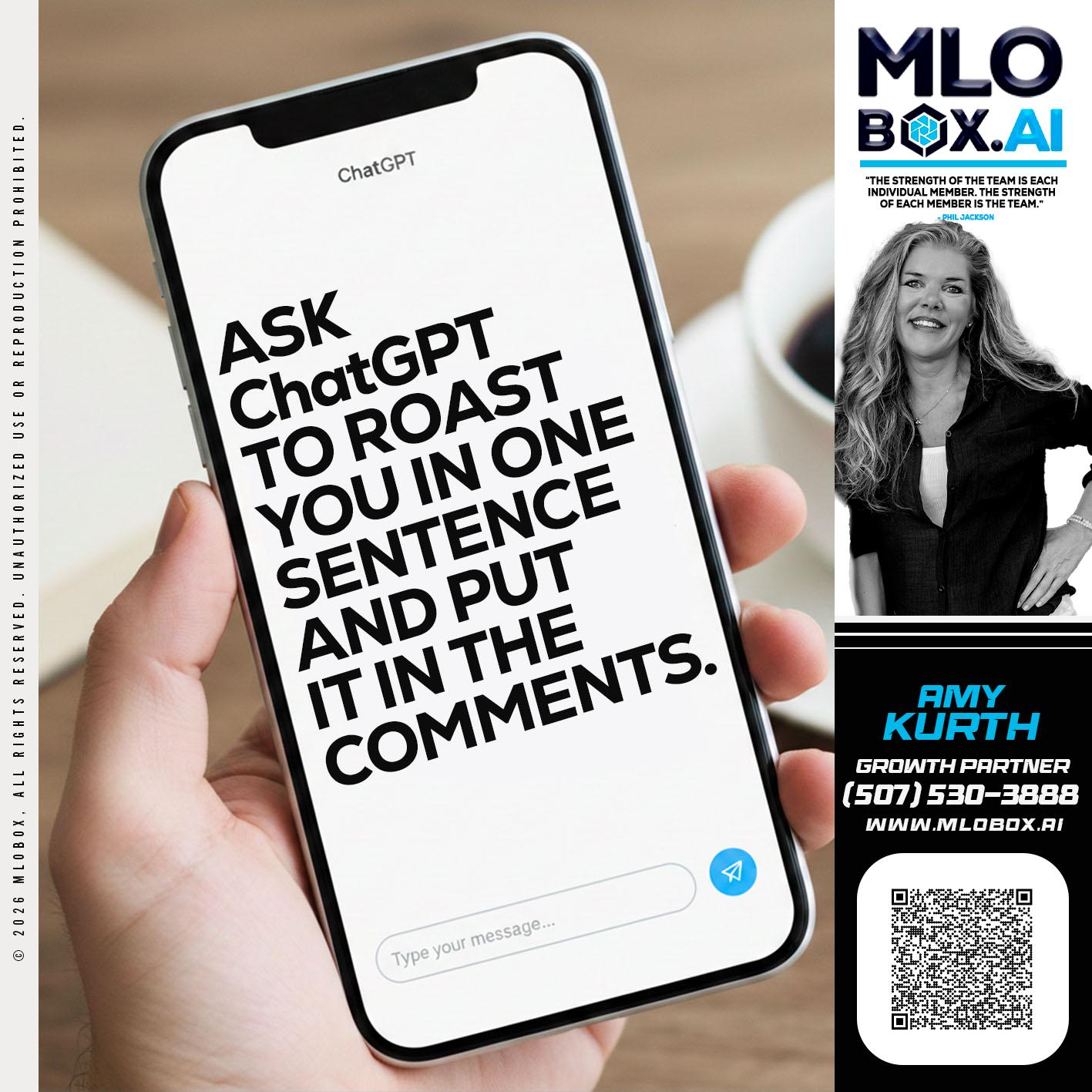 ASK CHAT GPT - Amy J Kurth -Loan Officer