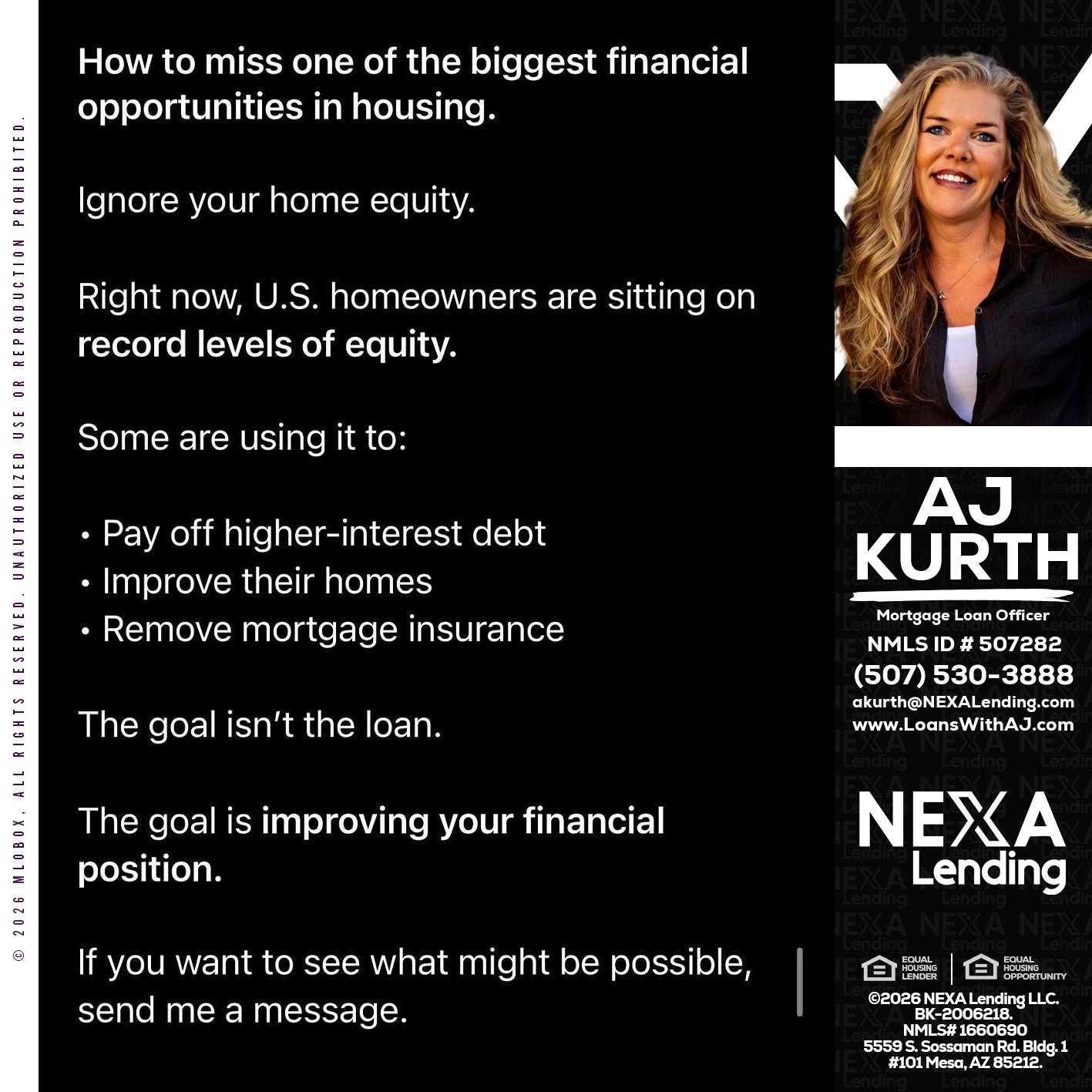 how to miss - Amy J Kurth -Loan Officer