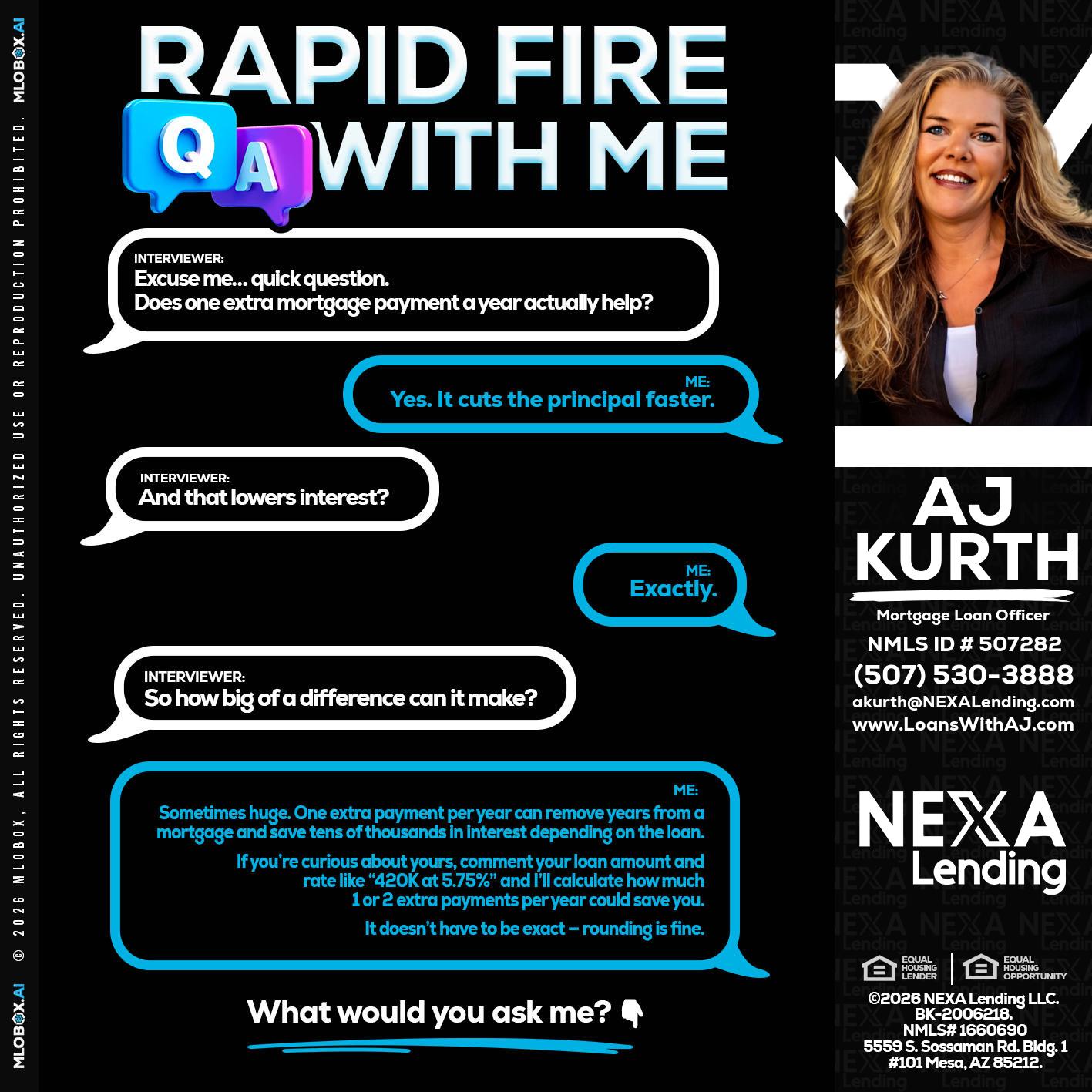 RAPID Q&A - Amy J Kurth -Loan Officer