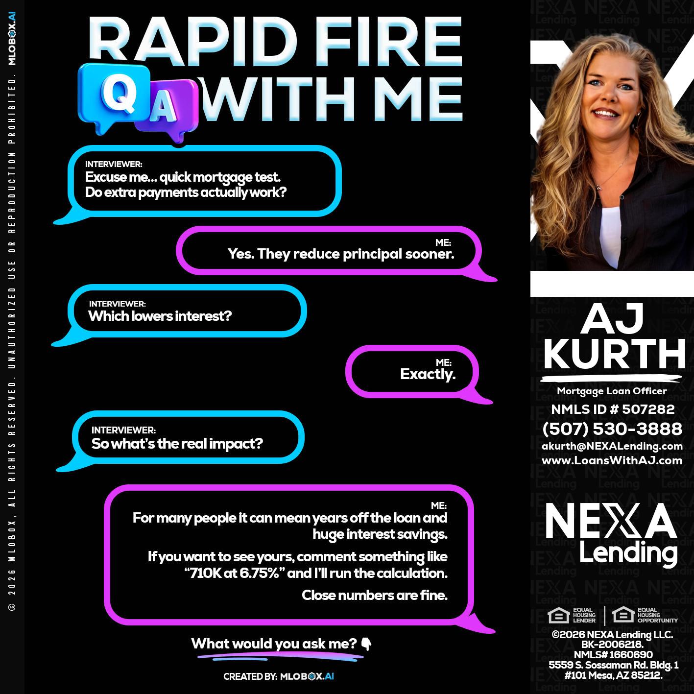 RAPID QA - Amy J Kurth -Loan Officer