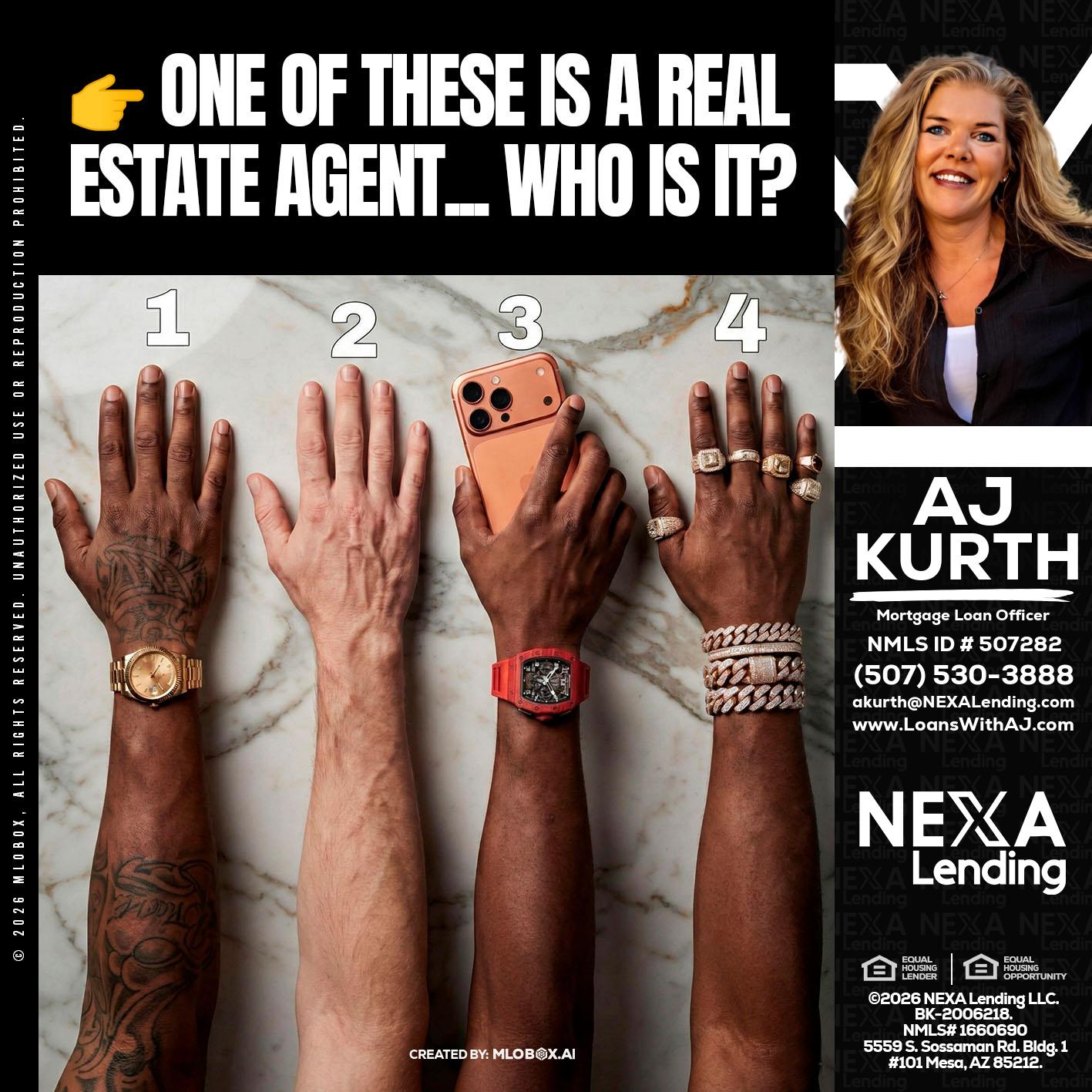 ONE OF THESE - Amy J Kurth -Loan Officer