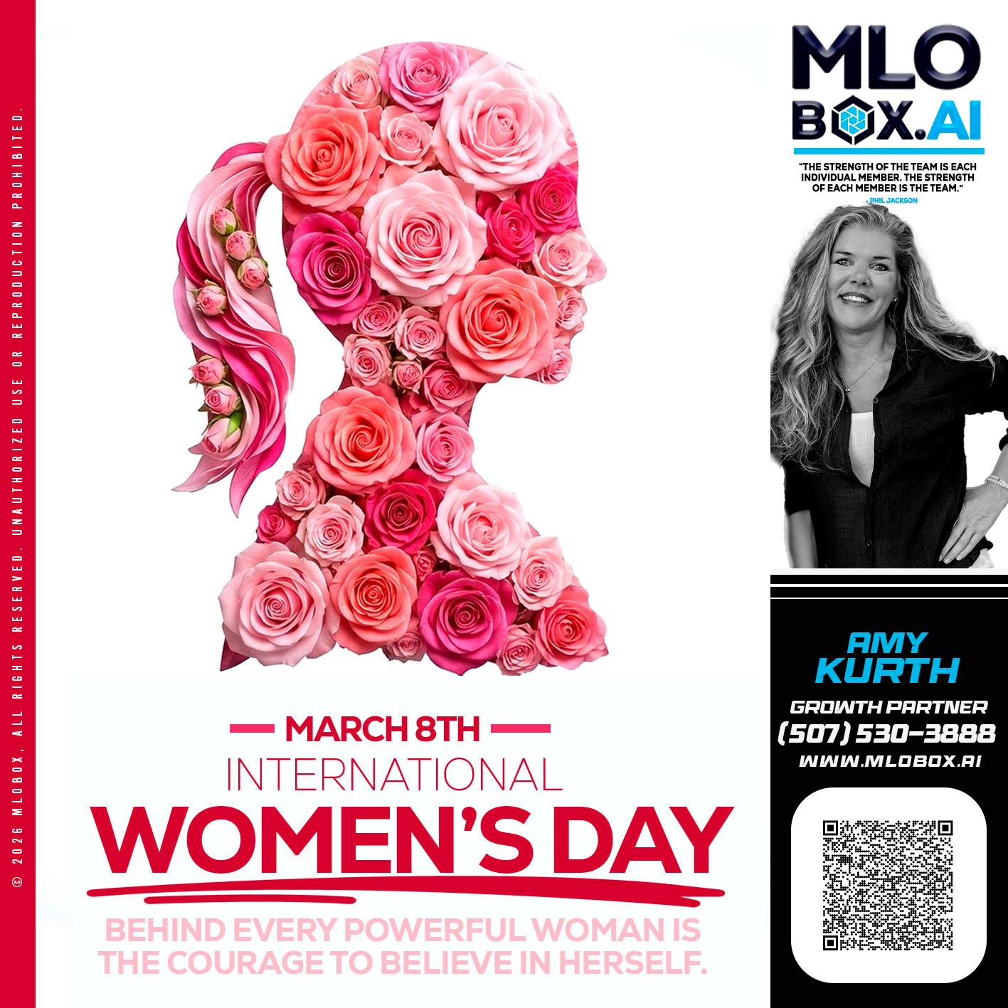 MARCH 8TH - Amy J Kurth -Loan Officer