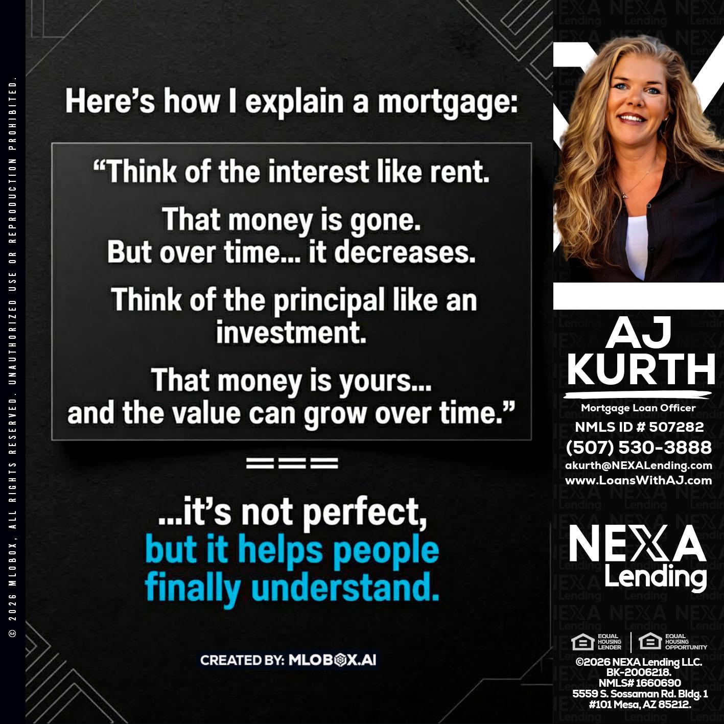 HERES NOW - Amy J Kurth -Loan Officer