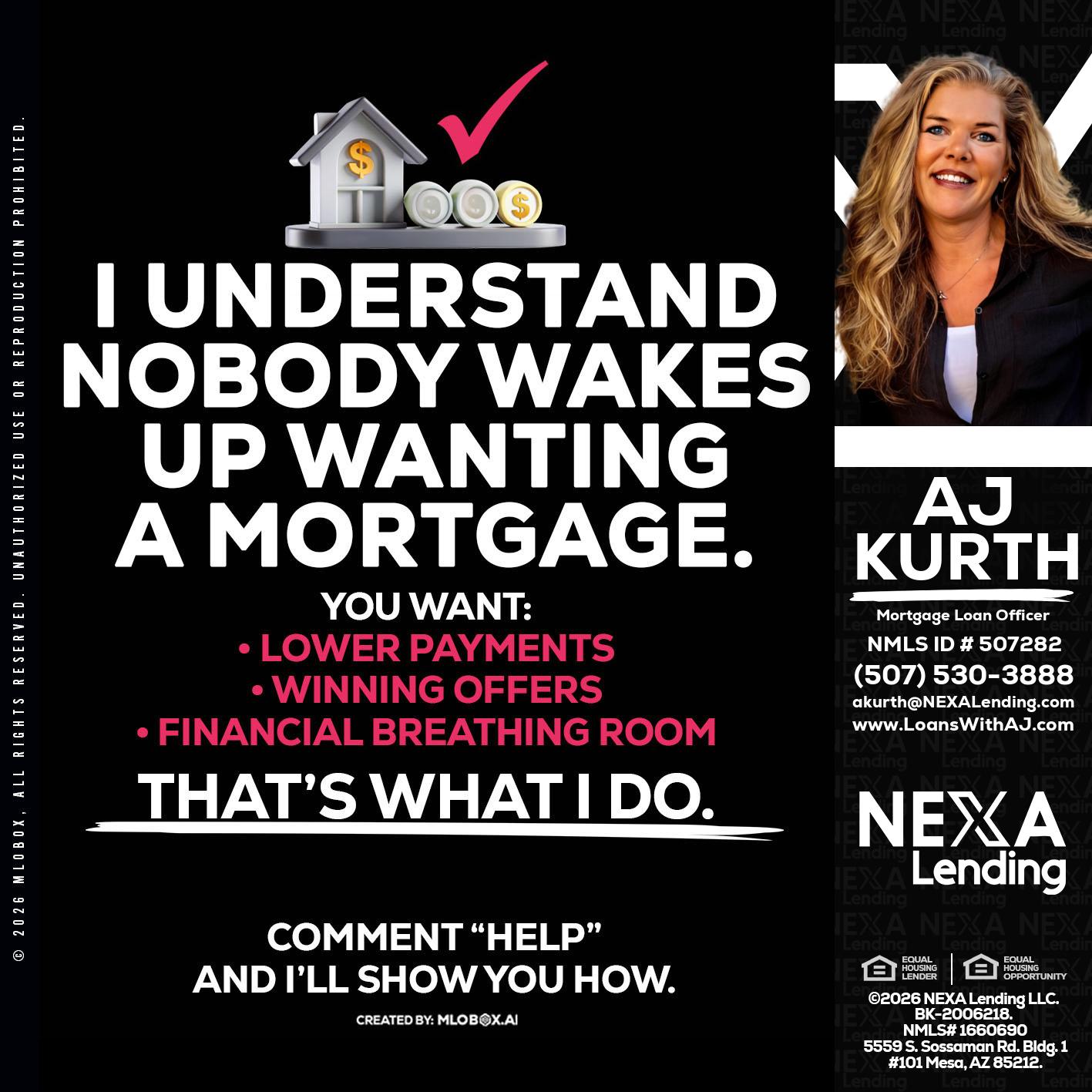 I UNDERSTAND - Amy J Kurth -Loan Officer