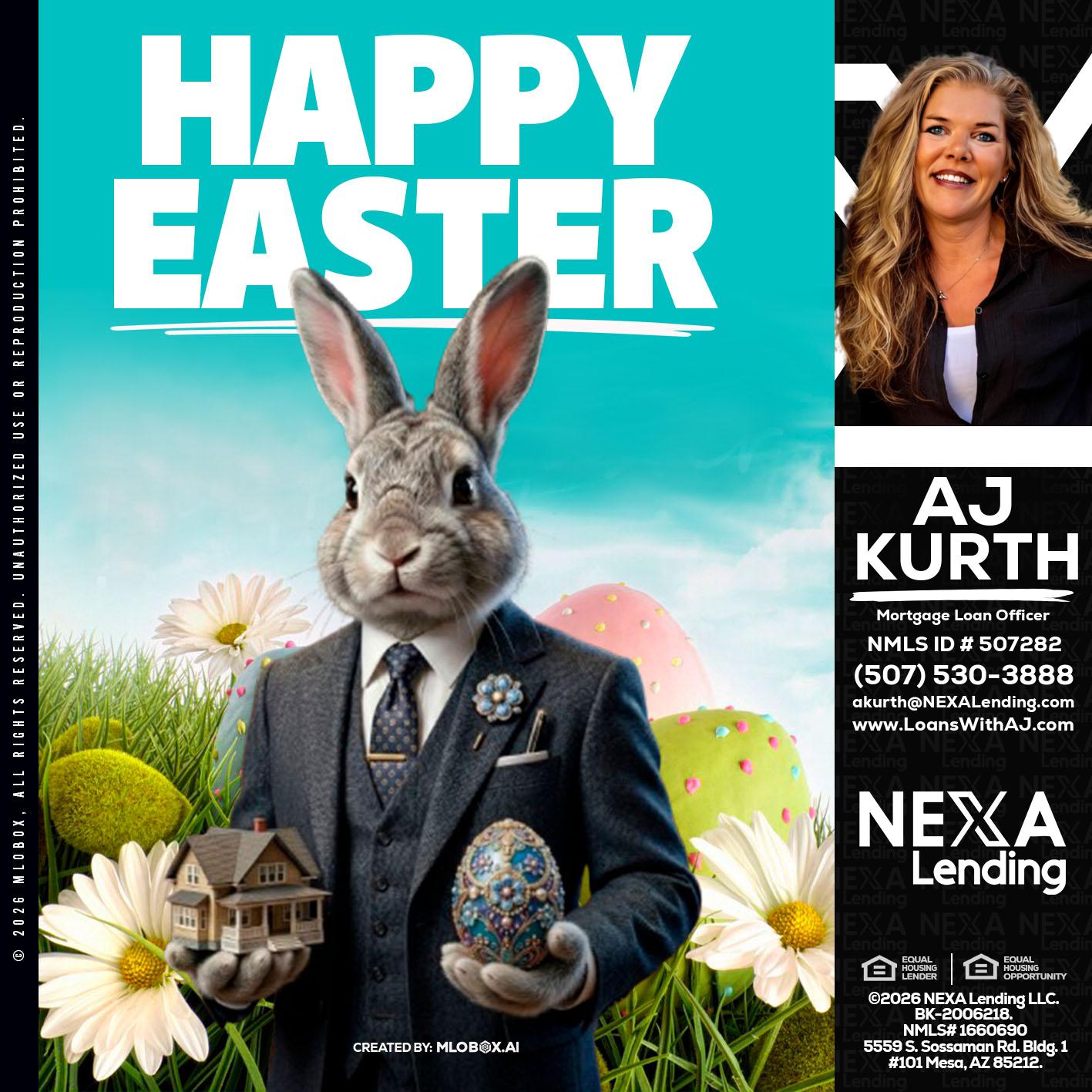 HAPPY EASTER - Amy J Kurth -Loan Officer