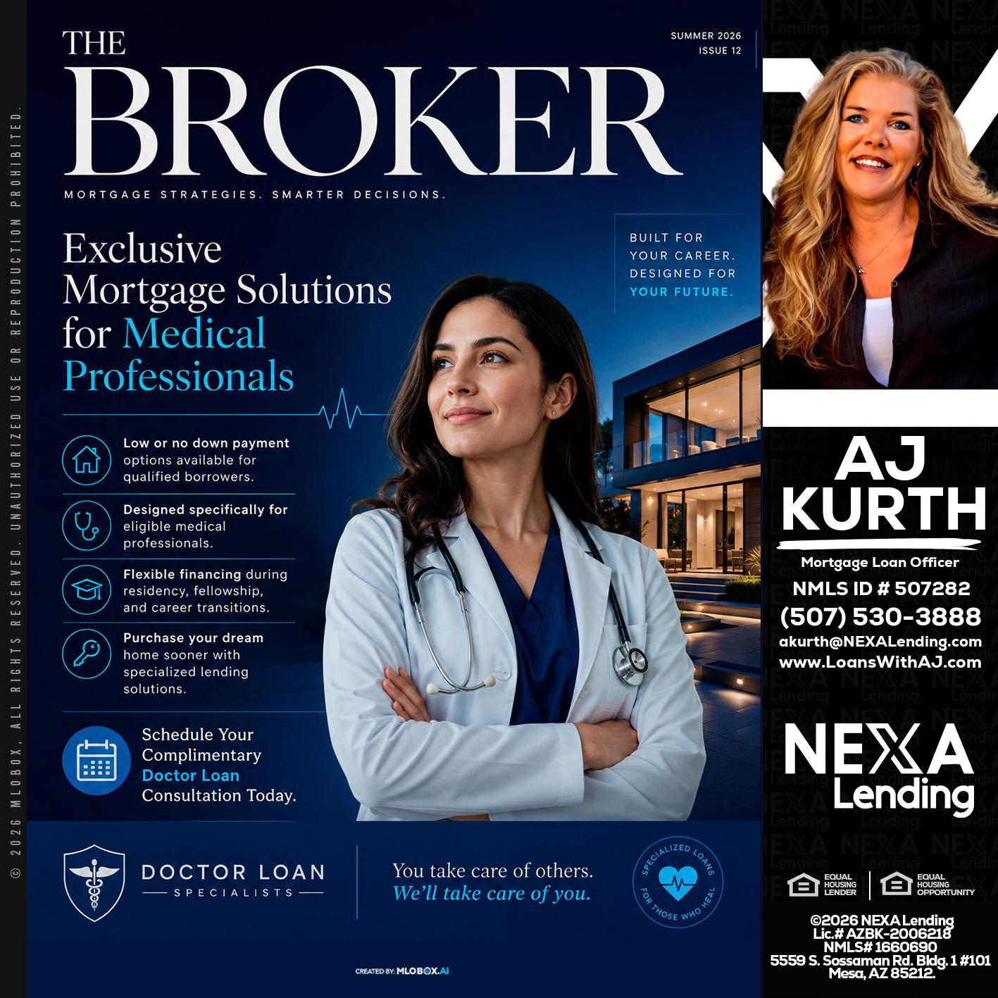 THE BROKER - Amy J Kurth -Loan Officer