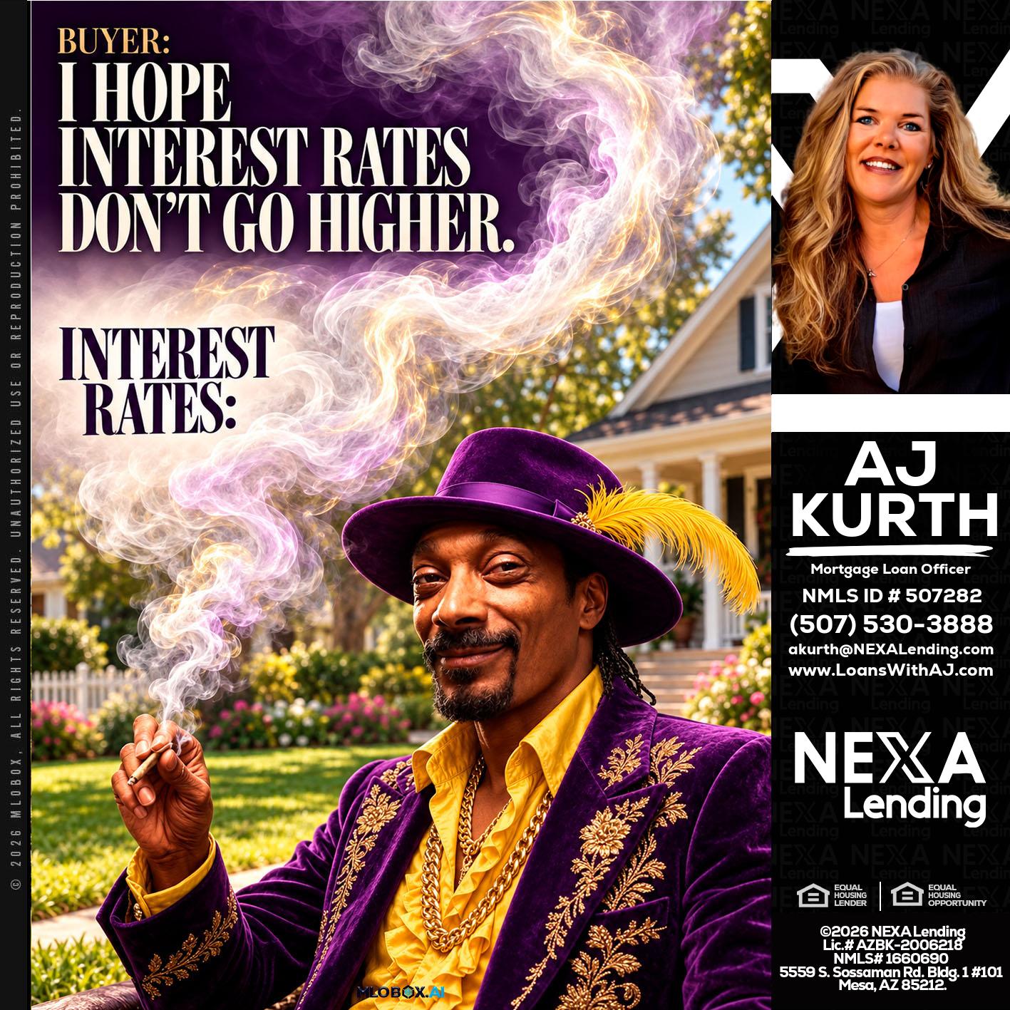 I HOPE RATES - Amy J Kurth -Loan Officer
