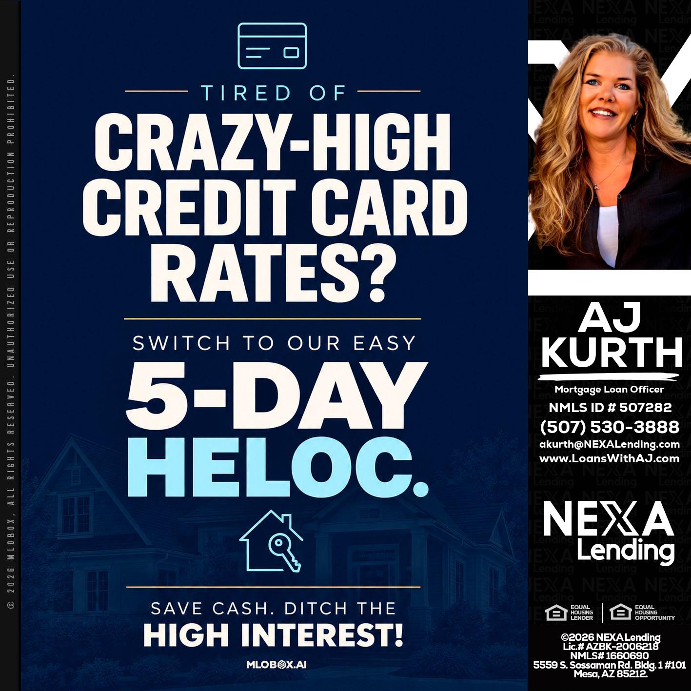crazy high - Amy J Kurth -Loan Officer