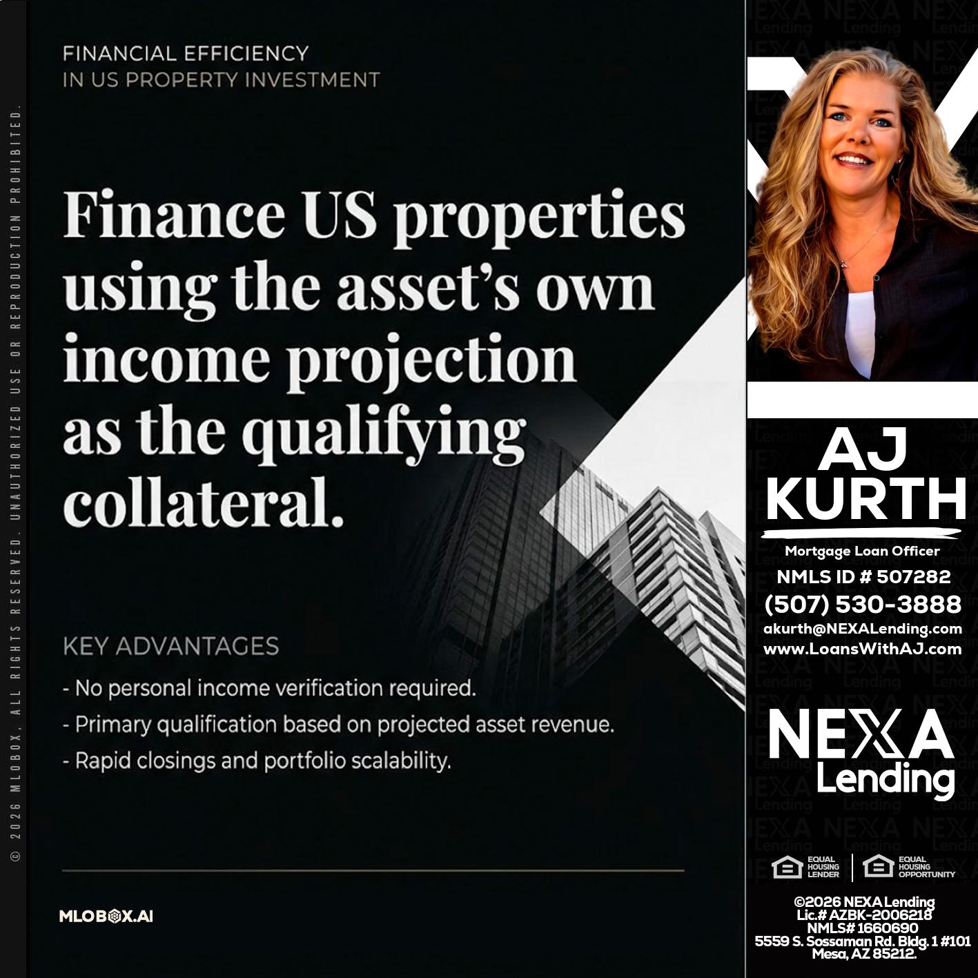 finance US - Amy J Kurth -Loan Officer